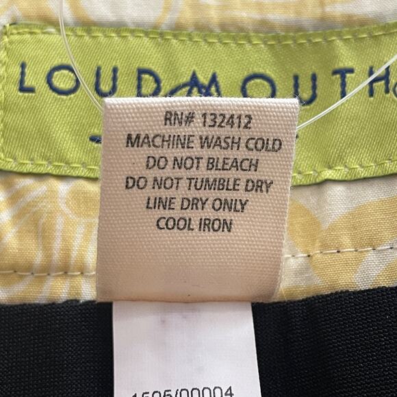 LOUDMOUTH GOLF Ladies Size 12 Black Paint Balls Activewear Stretch Skort NWT - Picture 5 of 6